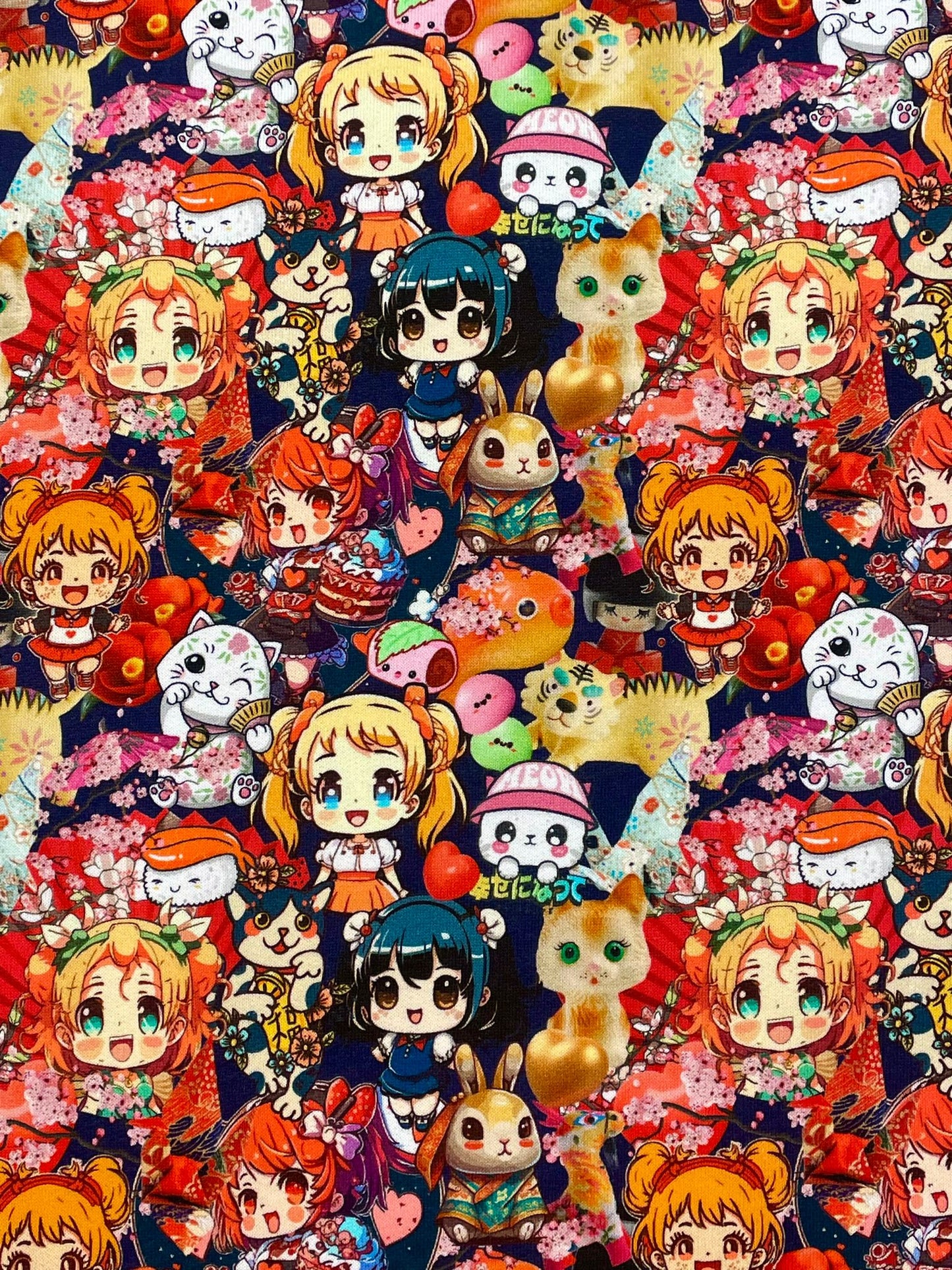 Anime tytöt, paksu nukkacollege