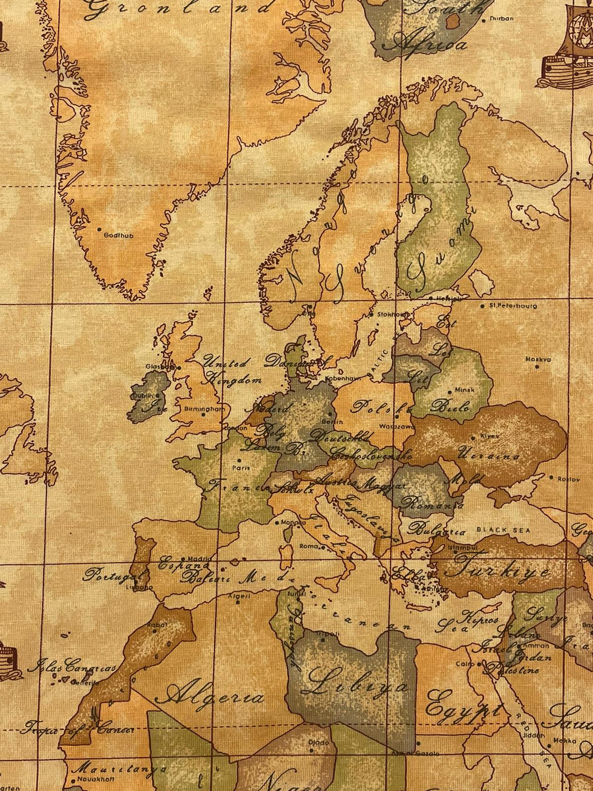 Planisphère, Puuvillaneulos, Yves Saint-Laurent