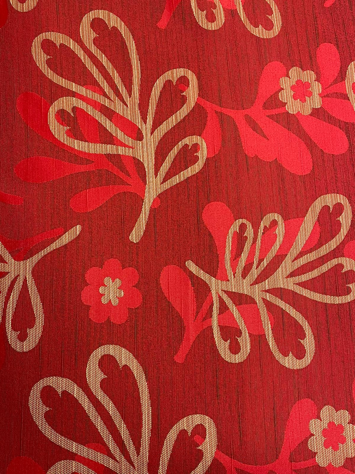 Red Floral, sisustuskangas