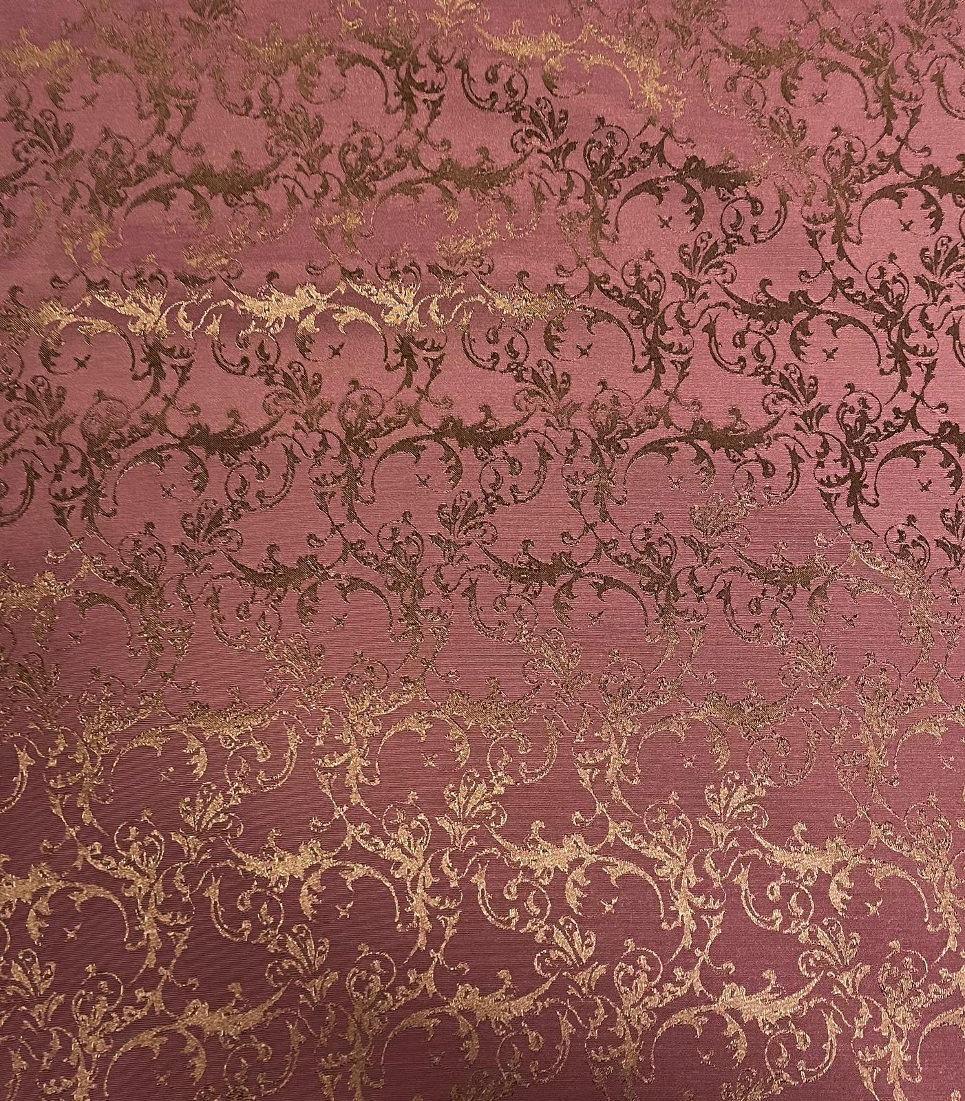 Le Petit Trianon,Tumma vanha roosa, polyesterjackardi