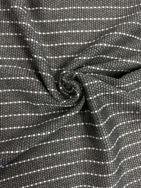 Siluetti raidallinen villakangas