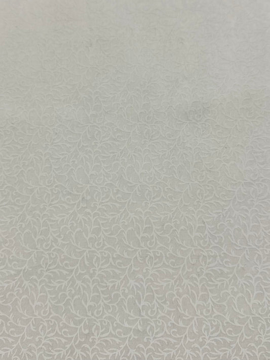 Alisa lehti, valkoinen puuvilla