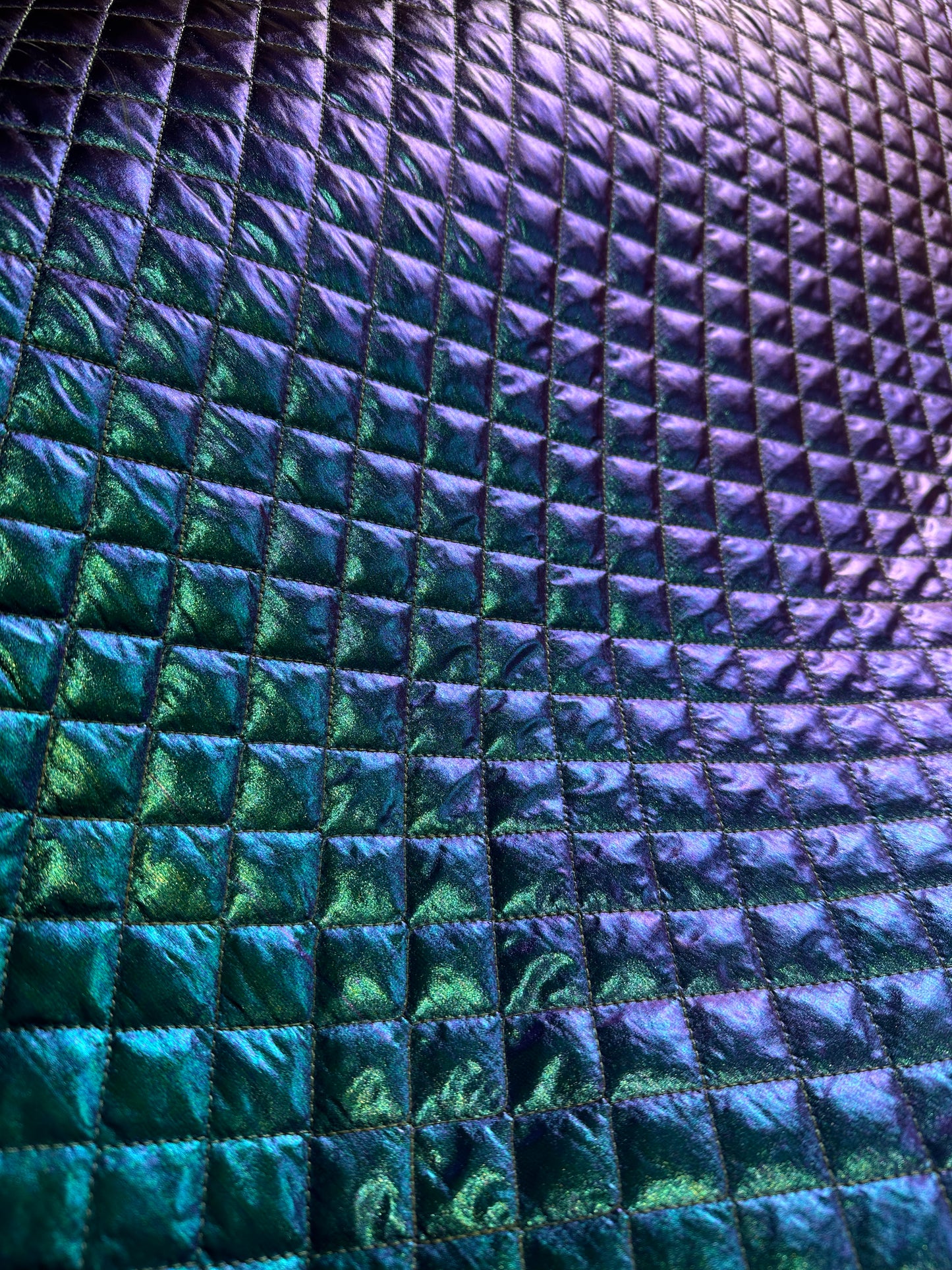 Turkoosi, topattu tikkikangas