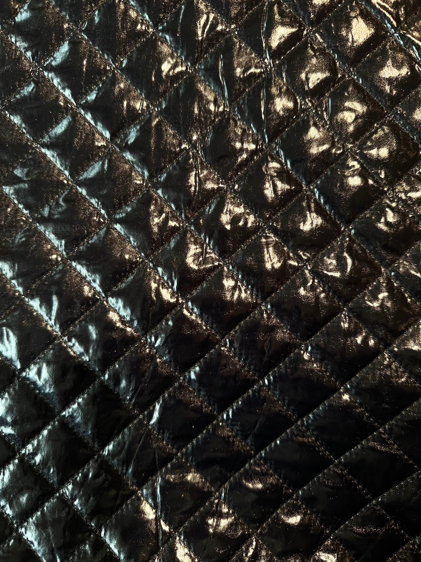 Musta, topattu tikkikangas