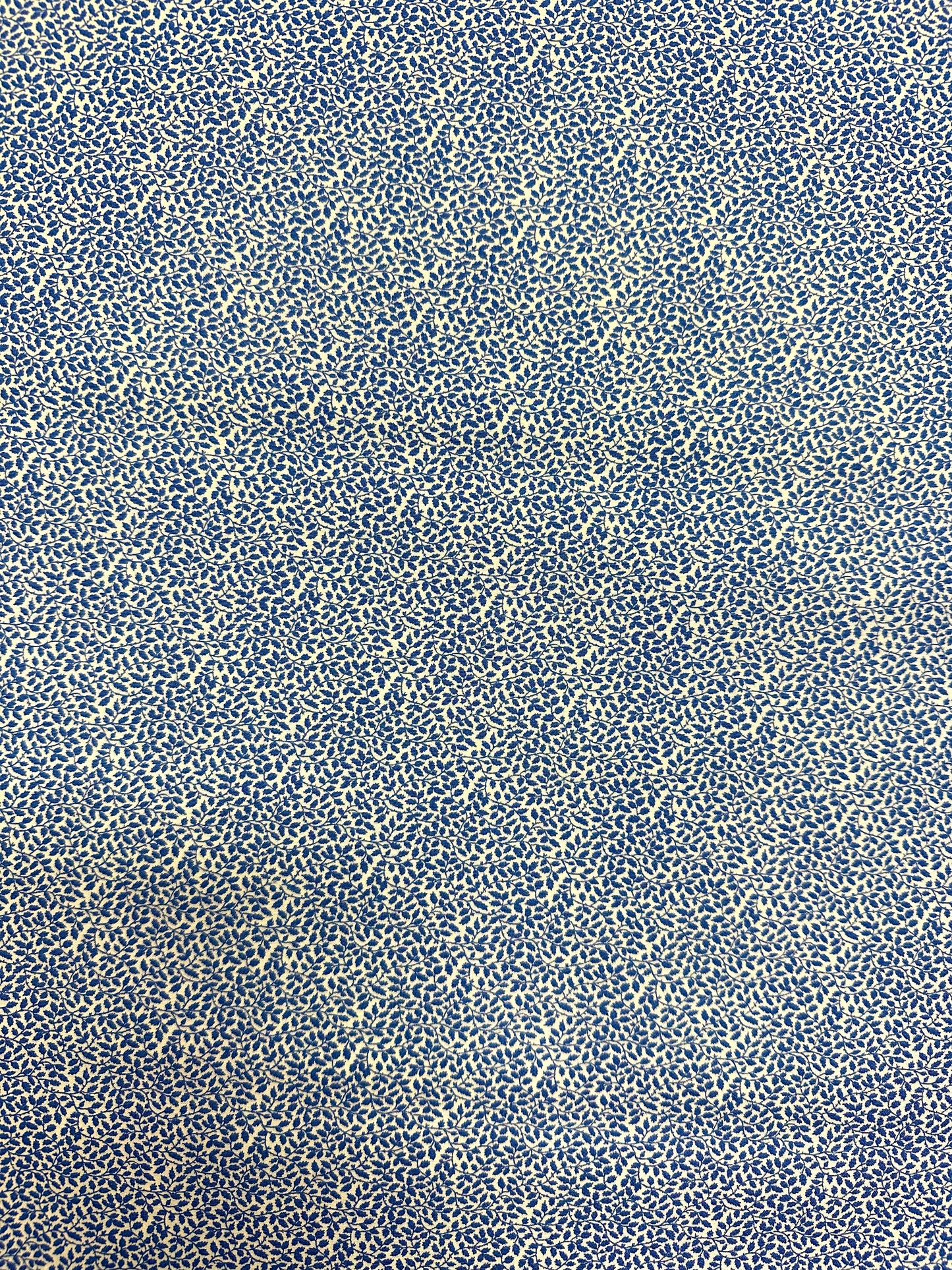 Blue leaves, puuvillakangas