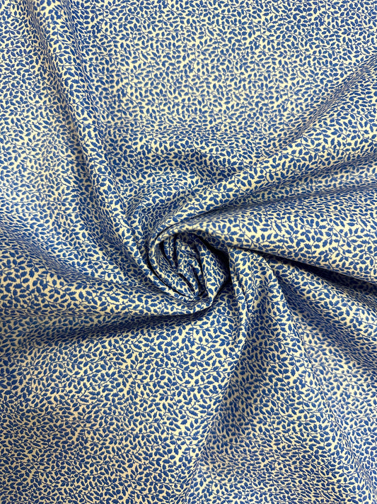 Blue leaves, puuvillakangas