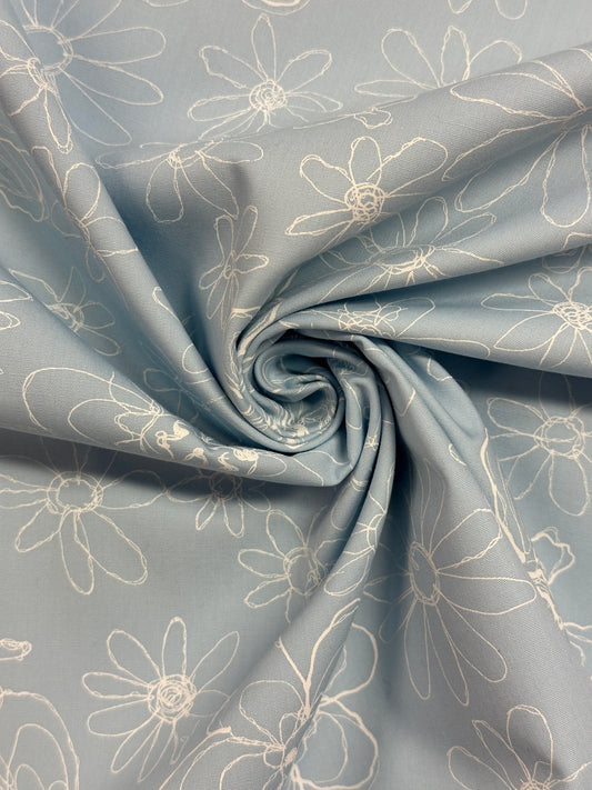 Kukkainen puuvillapopliini