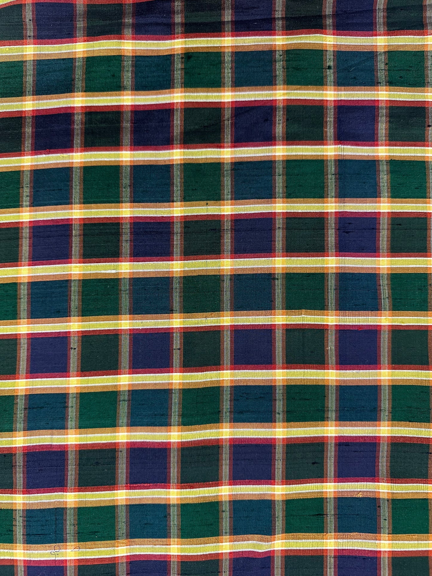Plaid, dupion-silkki