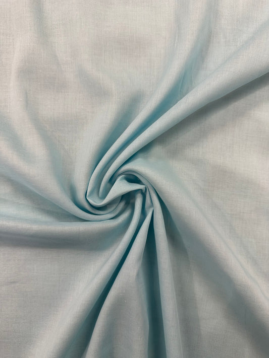 Puuvillabatisti, vaaleansininen