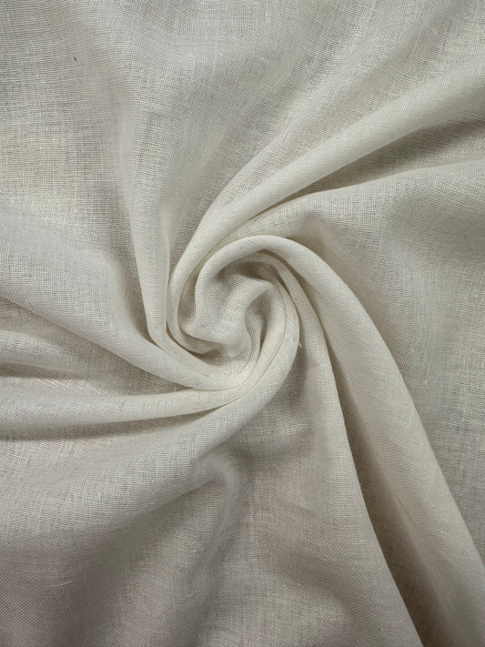 Puuvillamusliini, valkoinen