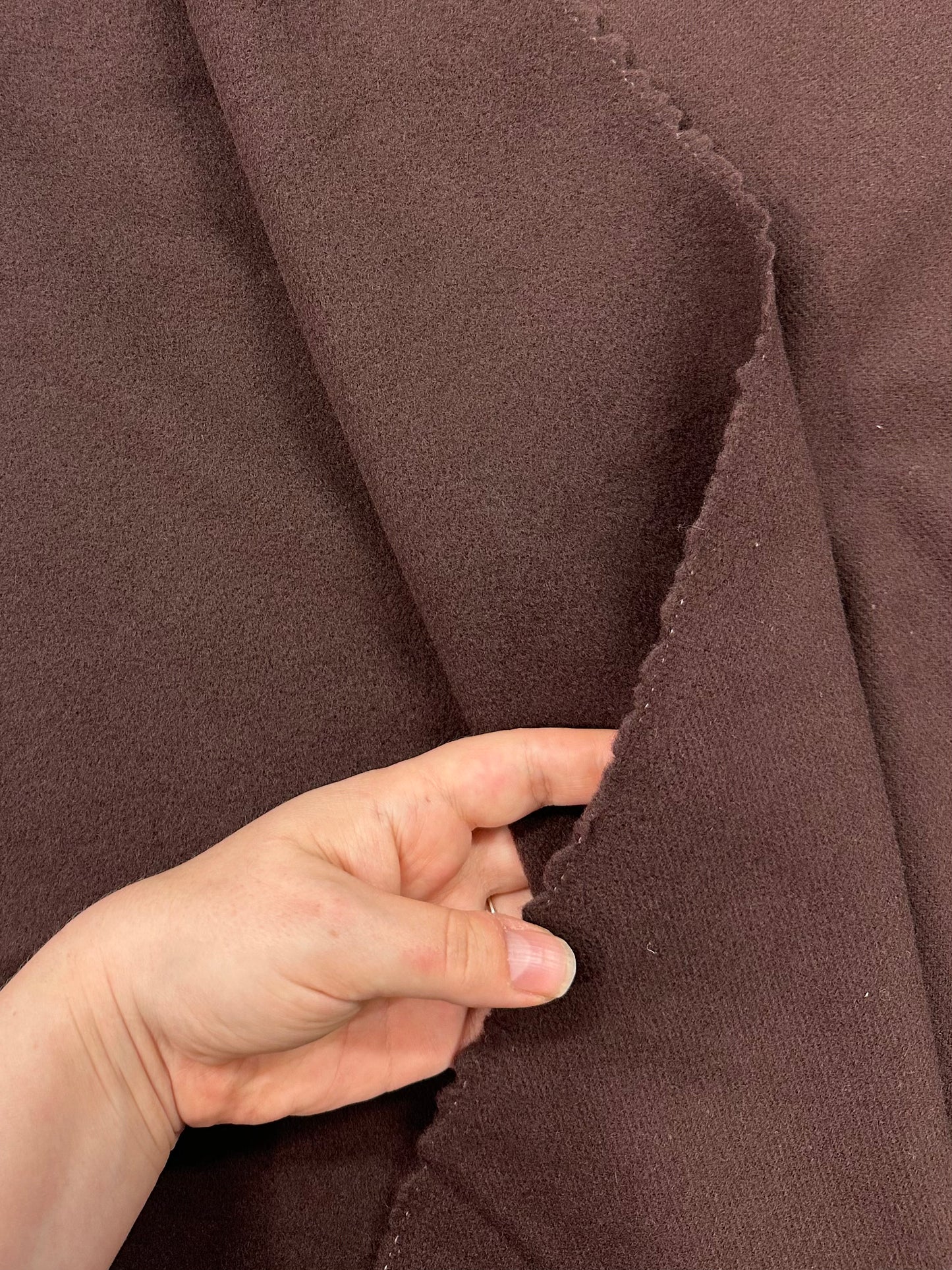 Cashmere touch, ruskea villasekoite