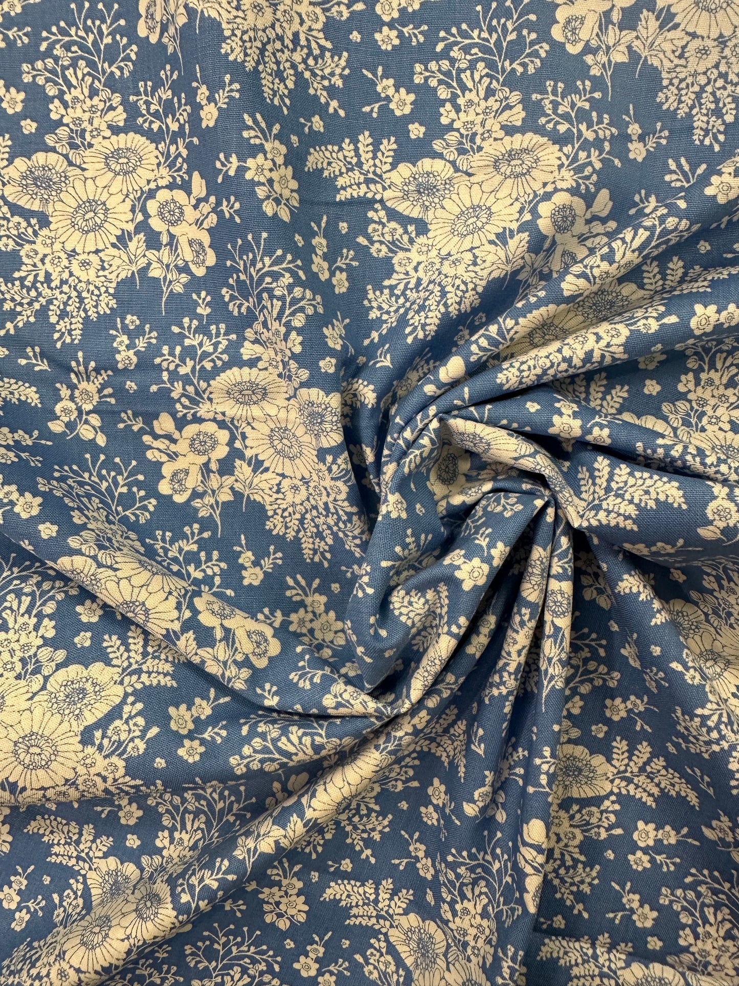 Tilda, Bleu bloom, puuvilla.