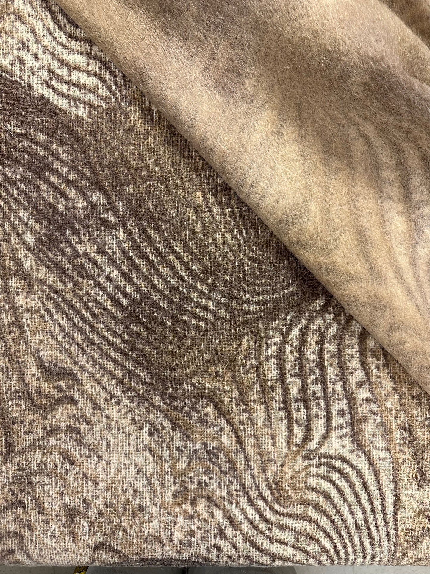 Beige Zeepra, Villamohair