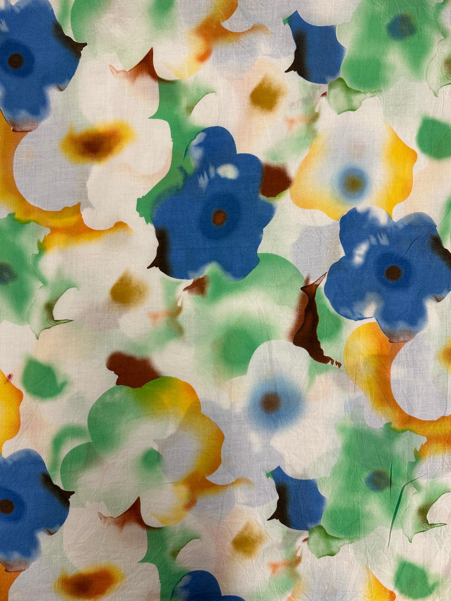 Impressionist Floral, blue