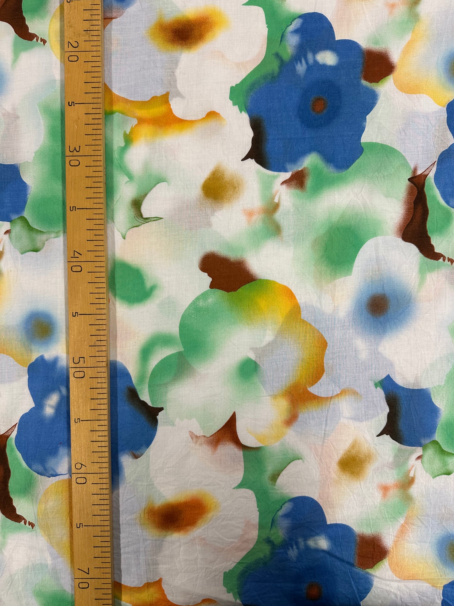 Impressionist Floral, blue