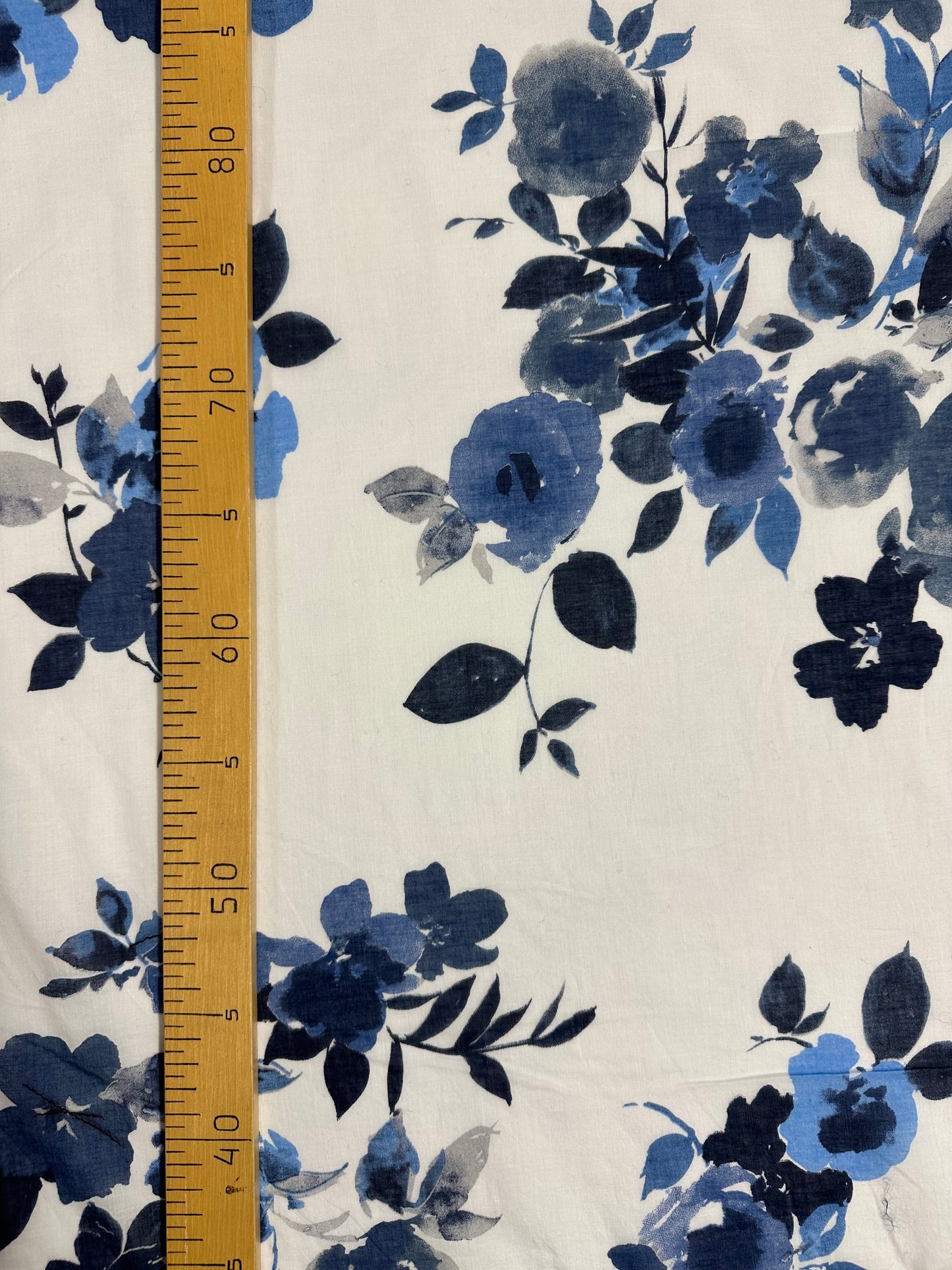 Denim Flower, puuvillabatisti