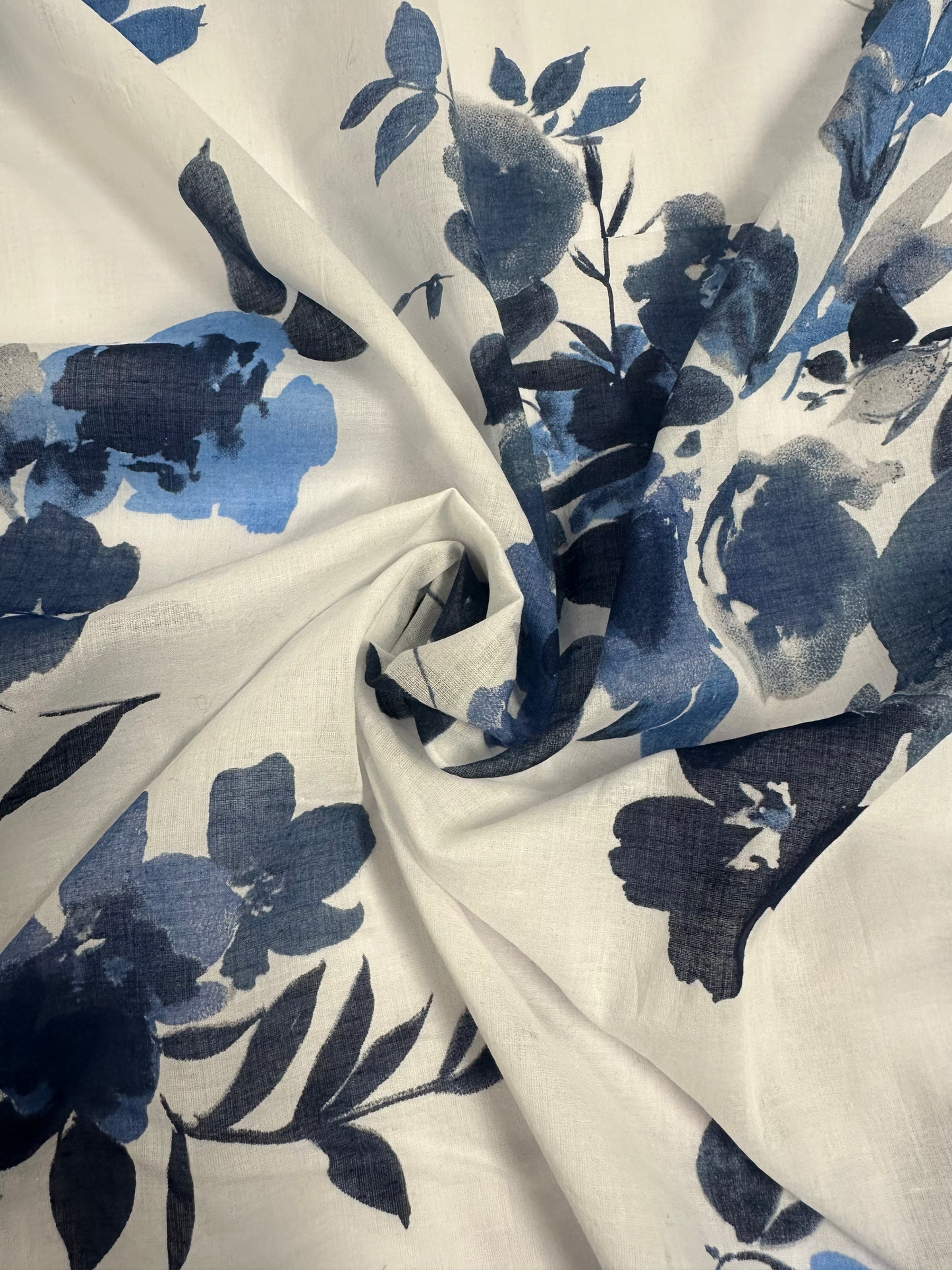 Denim Flower, puuvillabatisti