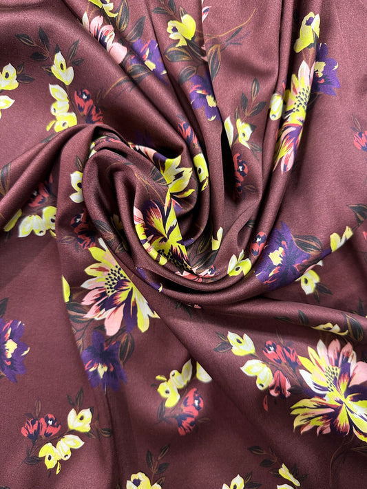 Tumma hehku, viskoosisekoite, satiini