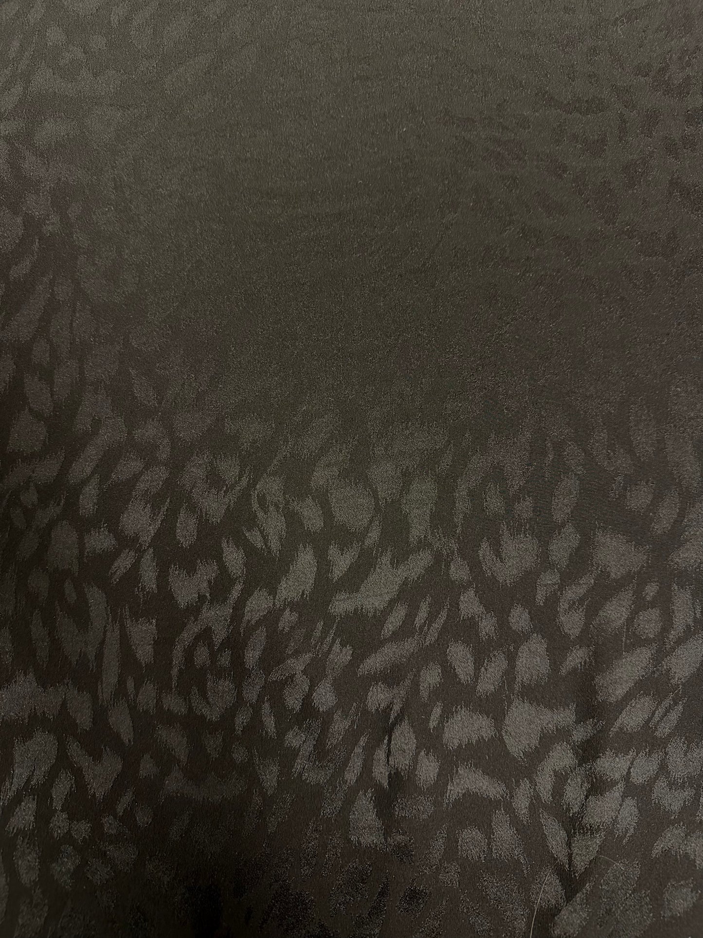 Yves Saint-Laurent gepardikuosinen jakardisilkki, musta