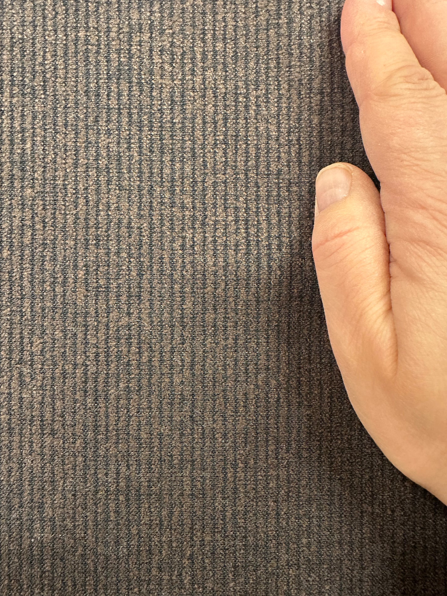 Miniraitabuklee, villakangas, lämmin tummanruskea