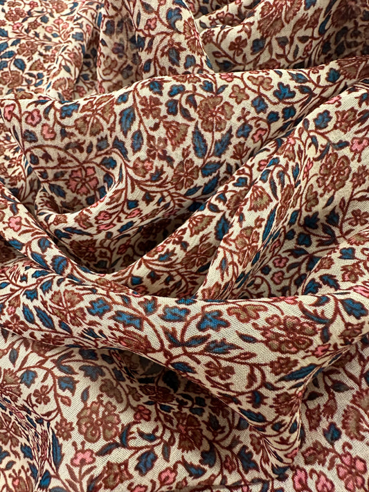 Kukkaisballadi, ohut viskoosi