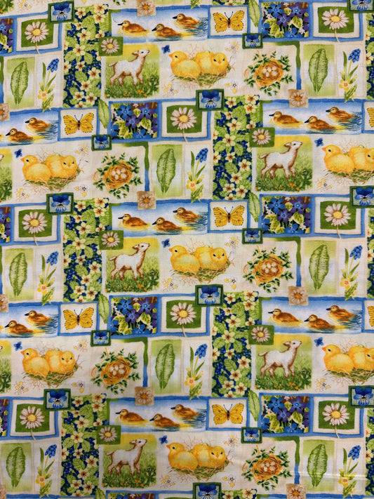 Pääsiäiskangas, Tiput ja karitsat