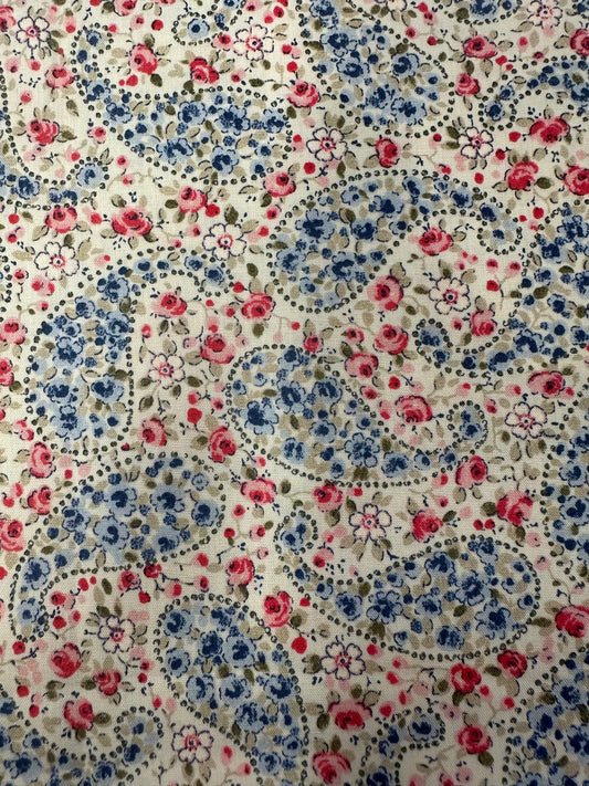 Paisley with flowers