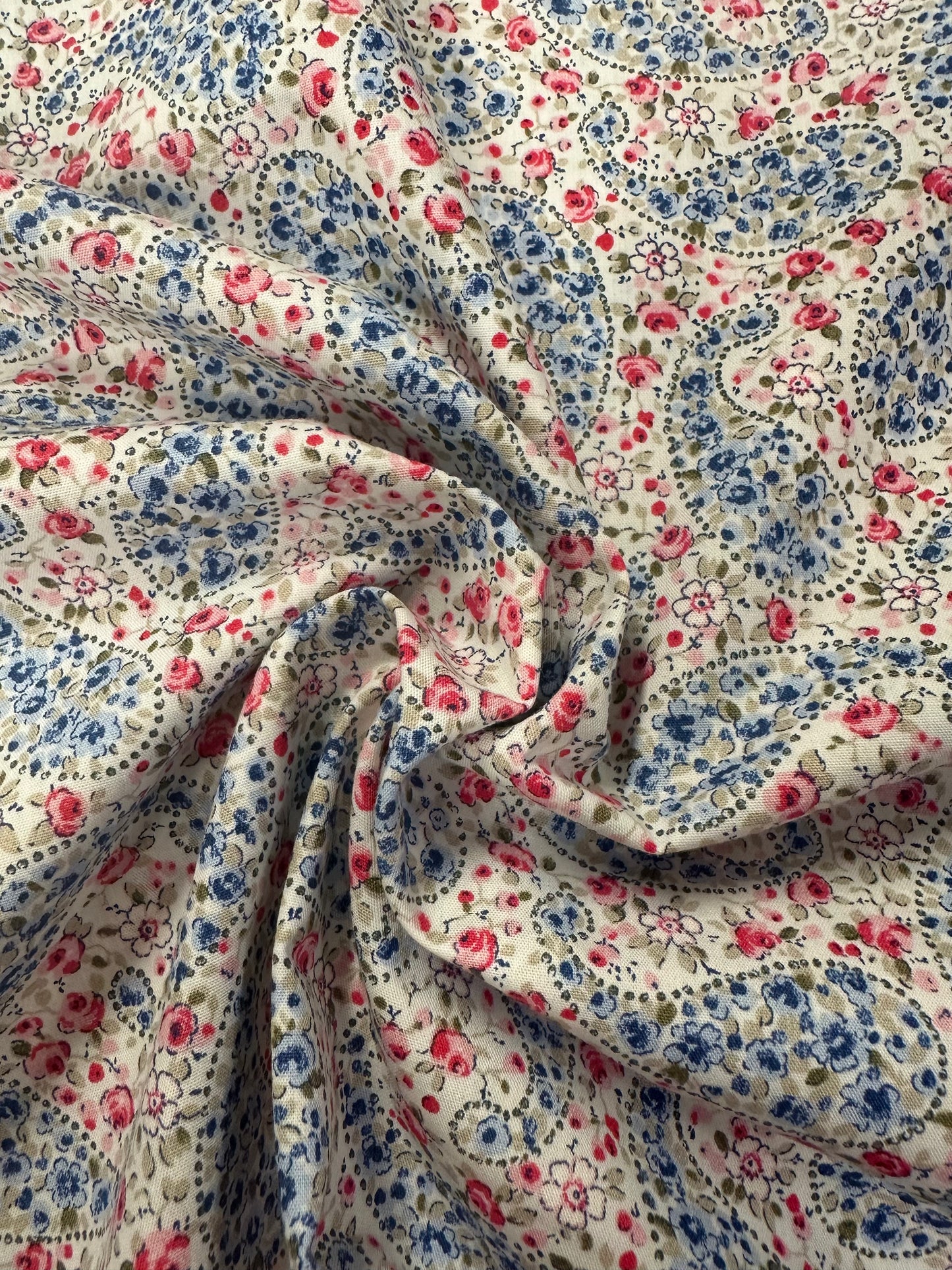 Paisley with flowers