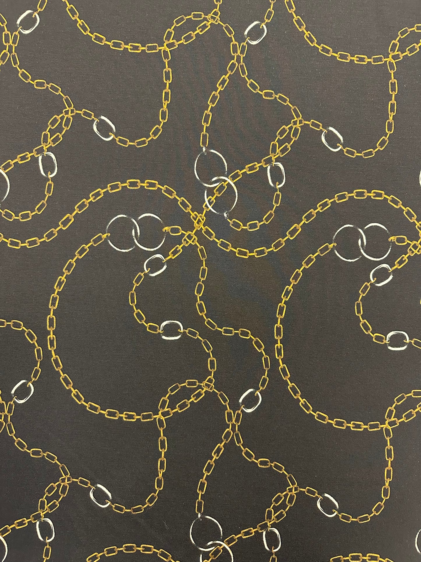 Glamour chain, Punta di Roma-jersey, viskoosisekoite, (OEKO TEX 100)