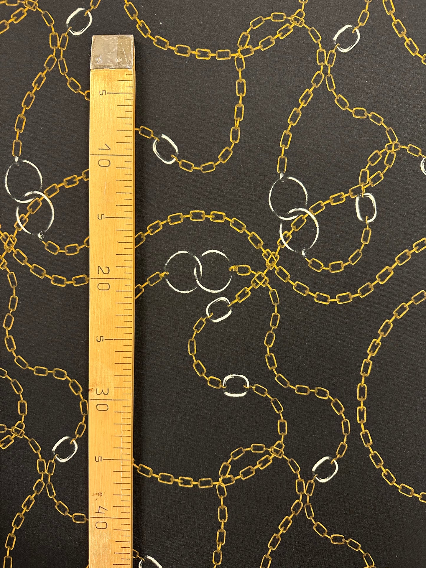 Glamour chain, Punta di Roma-jersey, viskoosisekoite, (OEKO TEX 100)
