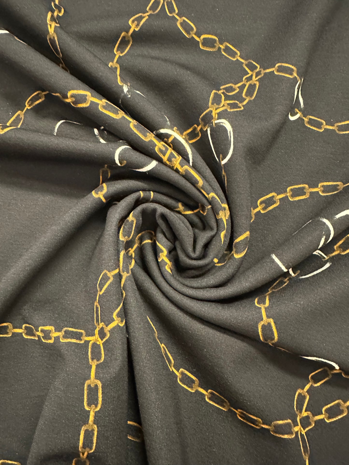 Glamour chain, Punta di Roma-jersey, viskoosisekoite, (OEKO TEX 100)