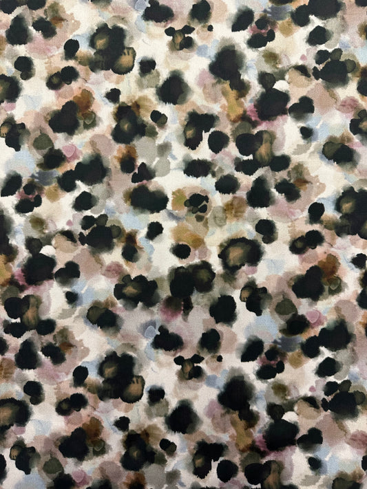 Wild cat, Aquarel, puuvillasatiini, (OEKO TEX 100)