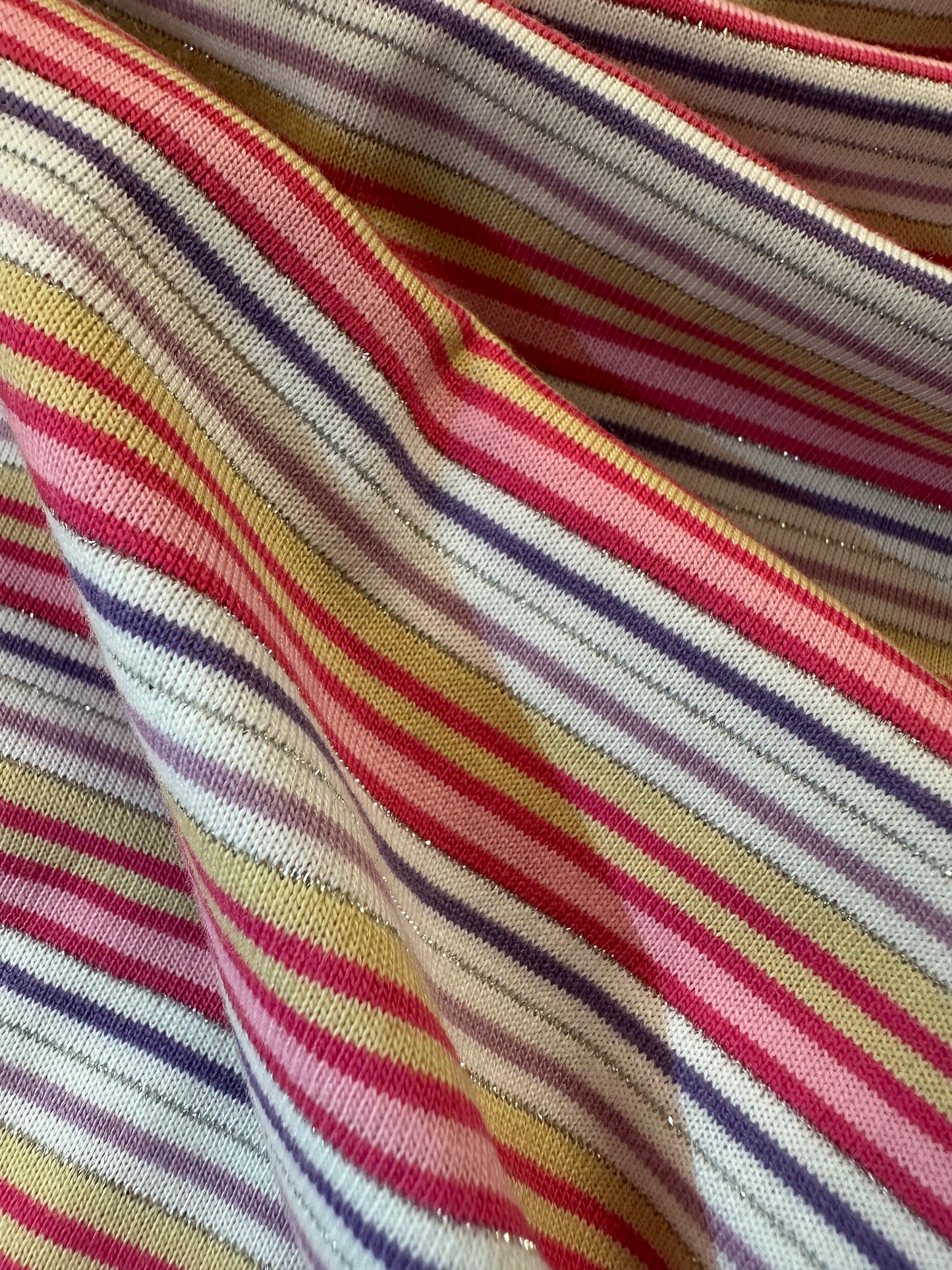 Pinkki kimmellys, puuvillatrikoo