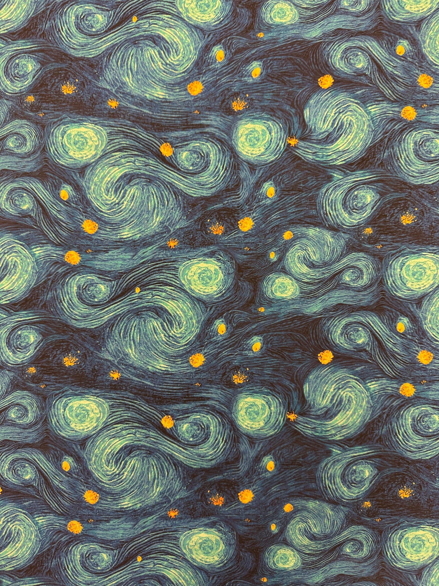 Vincent Van Gogh, Starry night, puuvilla