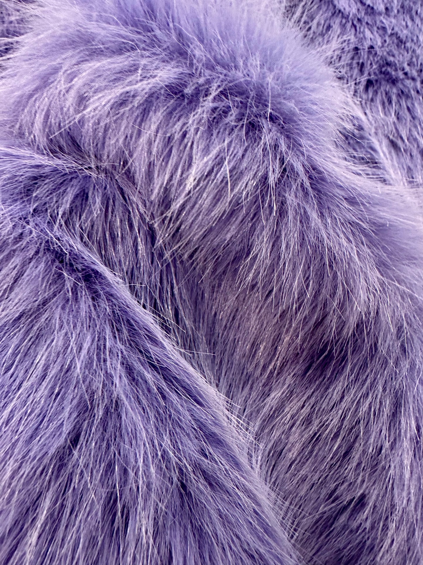 Light purple, Vegan long Fur.