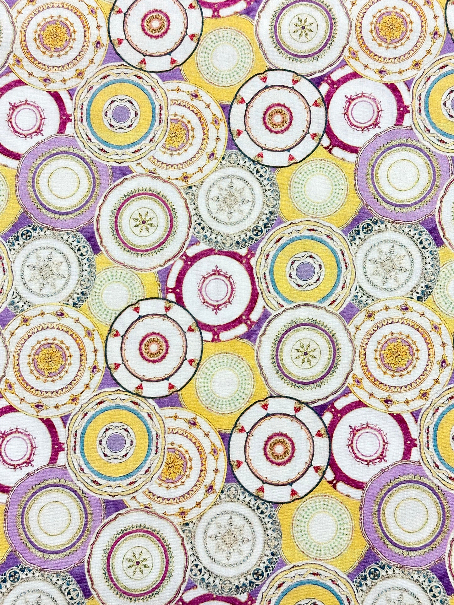 Teller purple, puuvillakangas