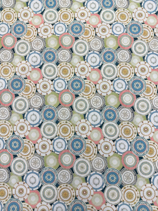 Teller pastel, puuvillakangas