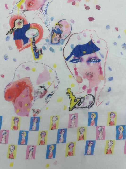 Belissimo, valkoinen silkki