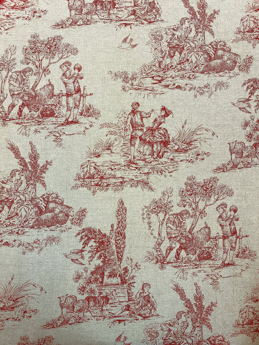 Provance -kangas, punainen, sekoite