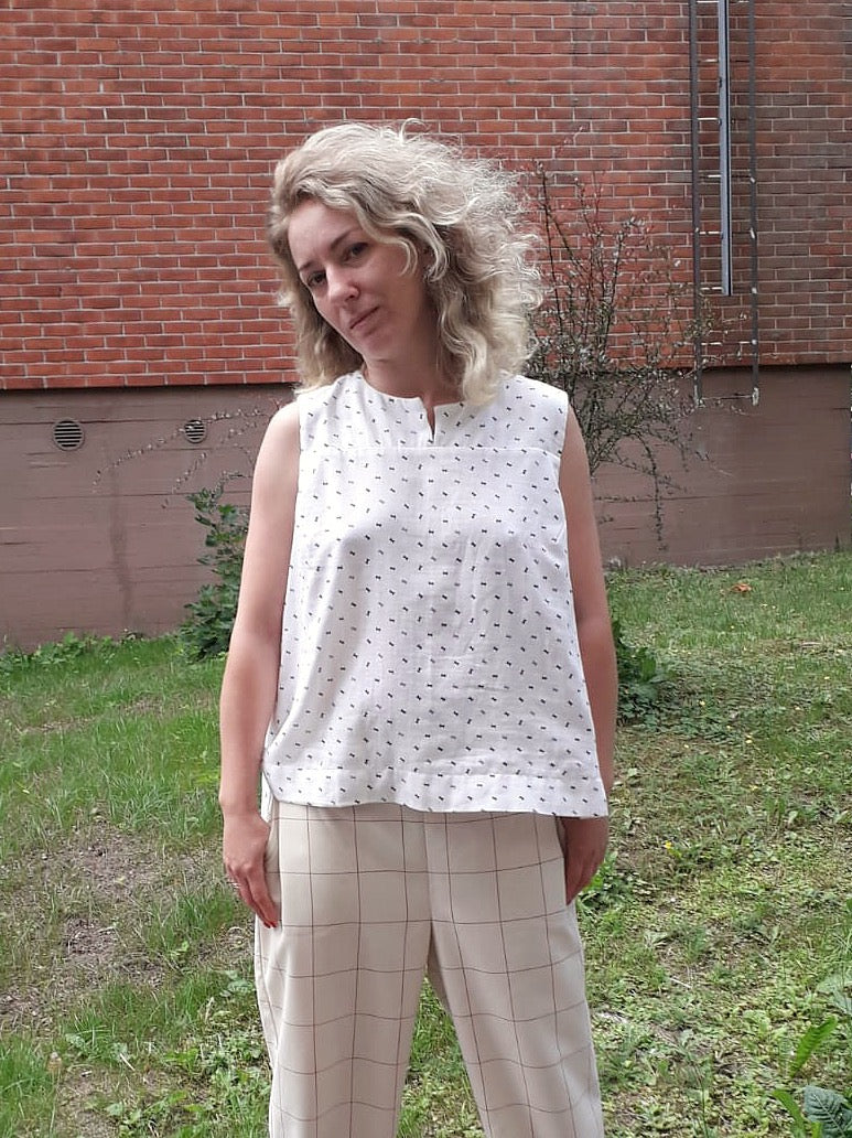 French Couture, Nœud Papillons, puuvillamusliini