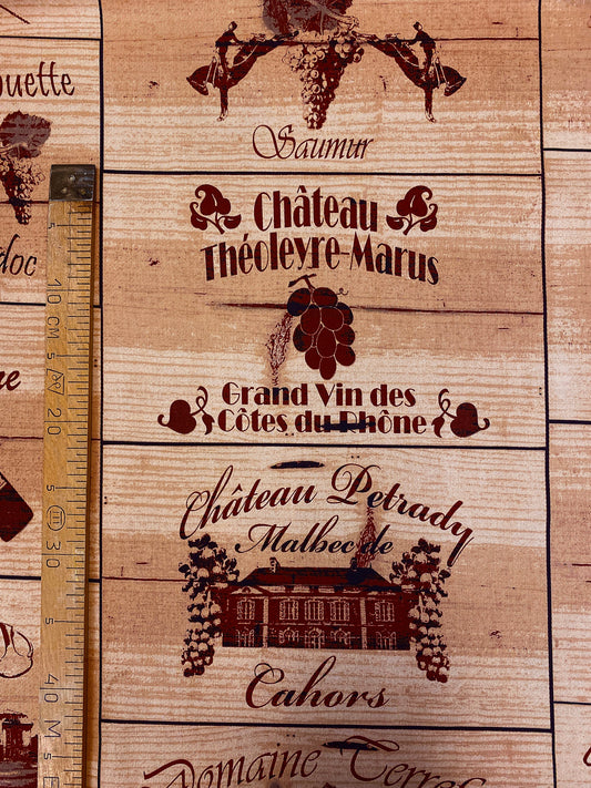 Chaise -kangas, konjakki, verho-, verhoilu ja sisustuskangas