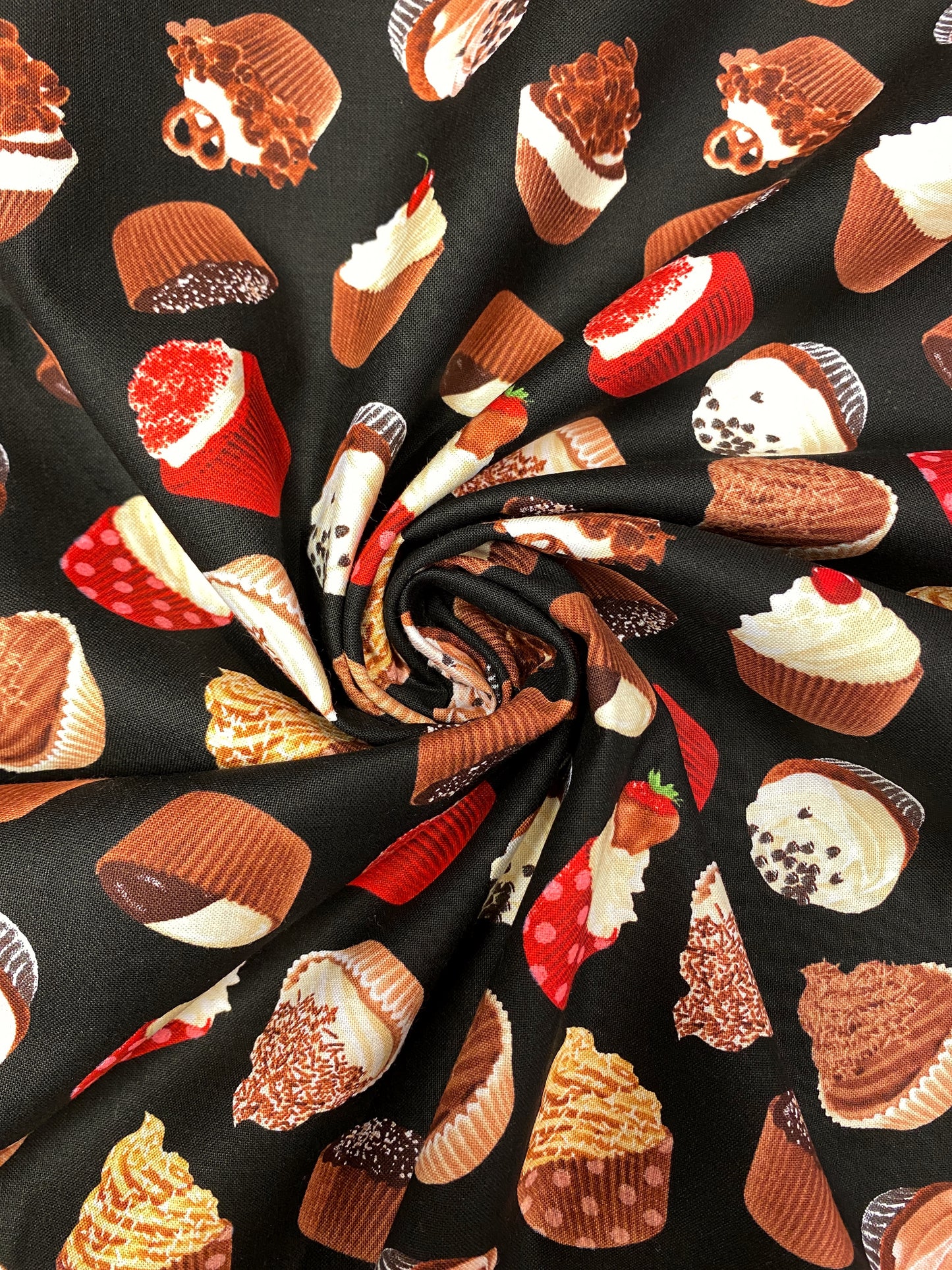 Cupcakes, puuvilla