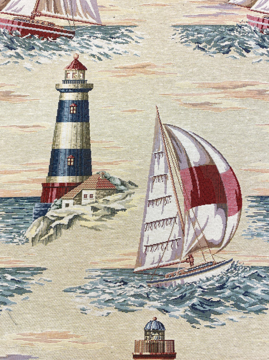 Majakat merellä, gobeliini