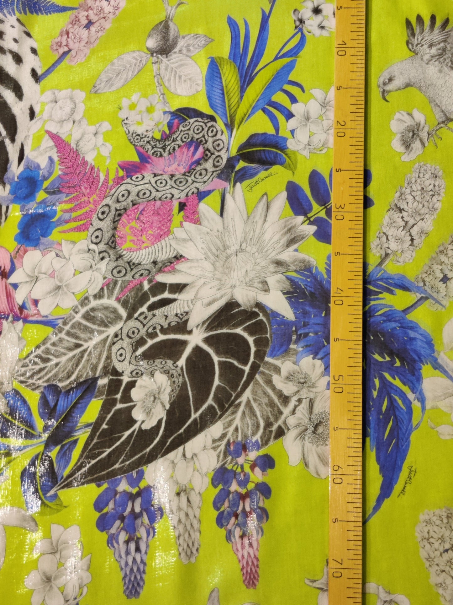 Cavalli, limenvihreä, silkki