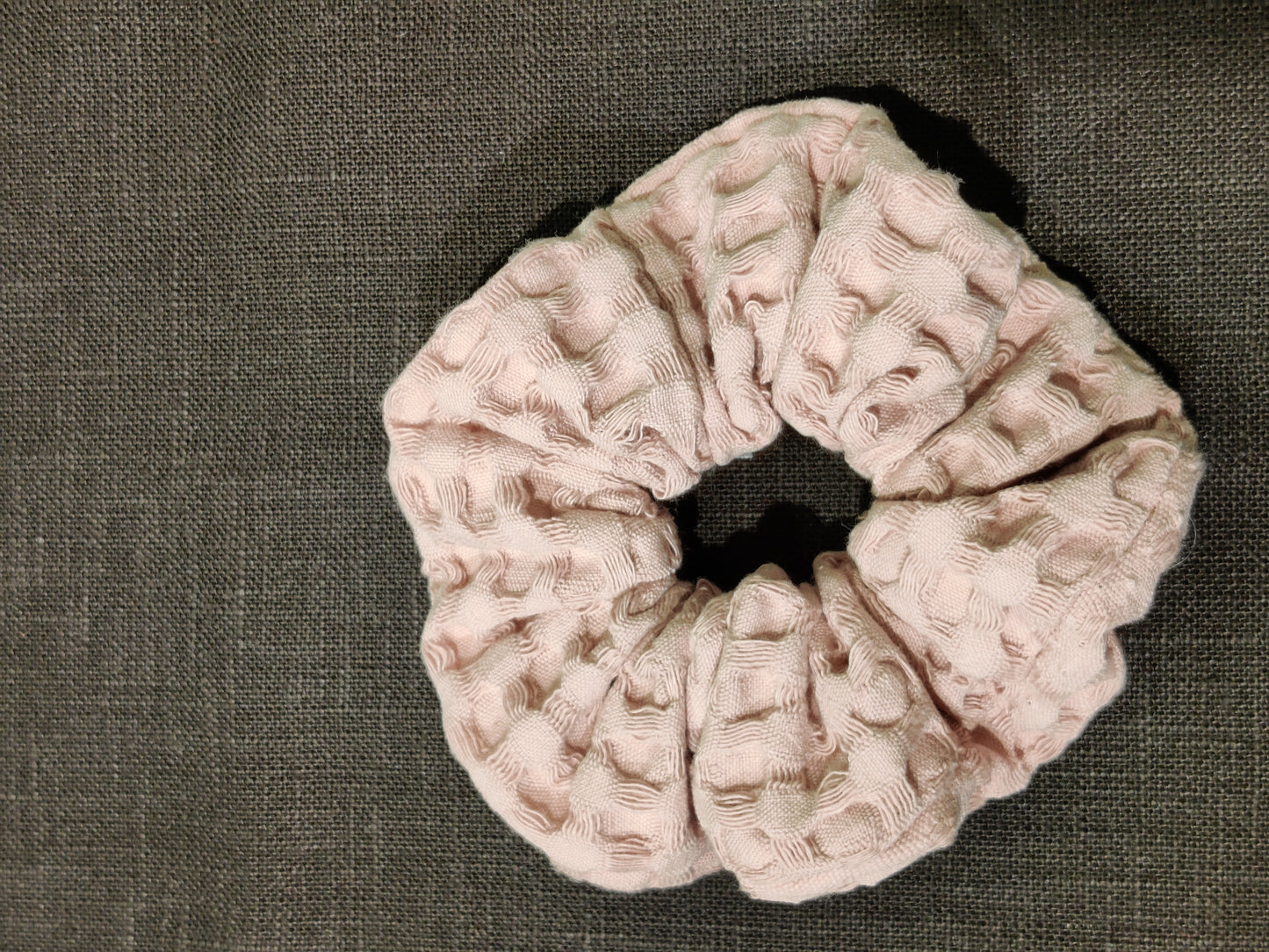 Hiusdonitsi, scrunchie, Roosa