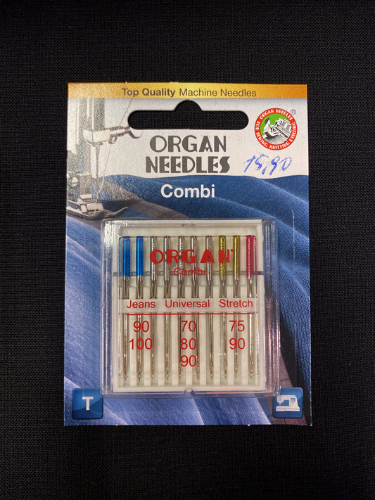 Organ combi, neulalajitelma ompelukoneeseen 10 kpl/paketti