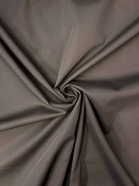 Joustava puuvillapopliini, harmaa