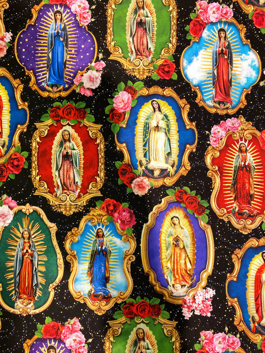 Frida Kahlo, Our Lady of Guadalupe, puuvilla