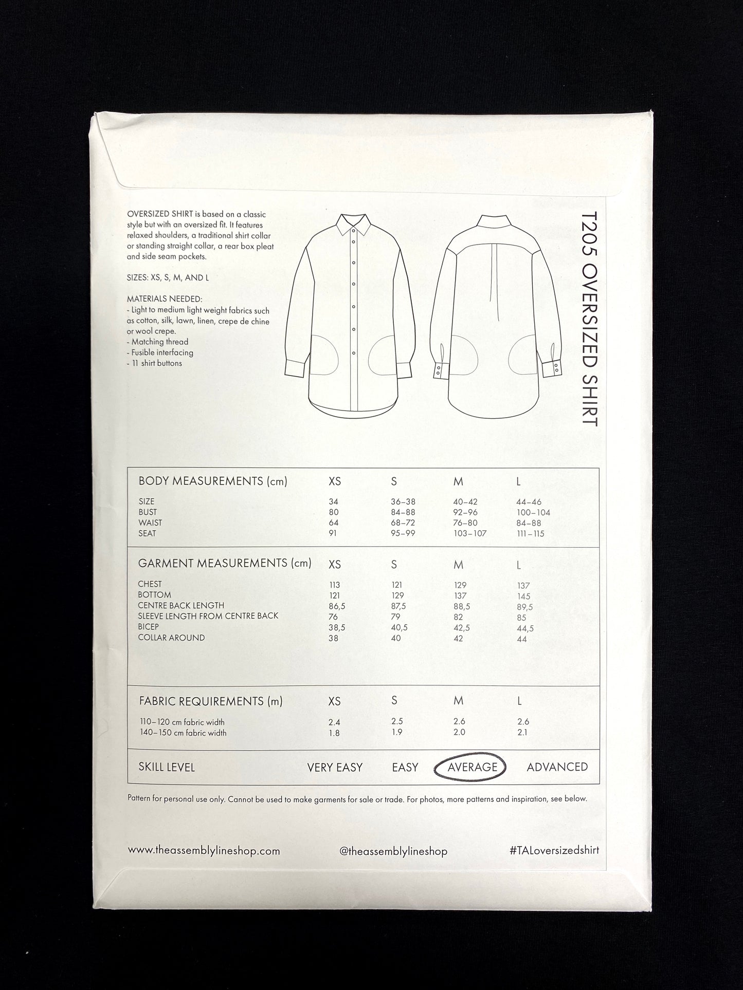 The Assembly Line, Over Sized Shirt, XS-3XL