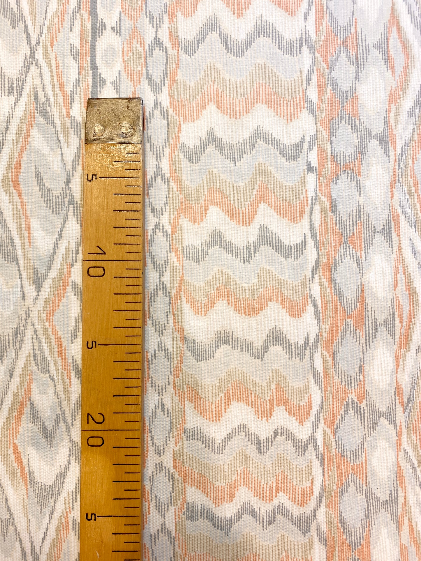 Ikat, oranssi, Englanti, vettähylkivä puuvillakangas